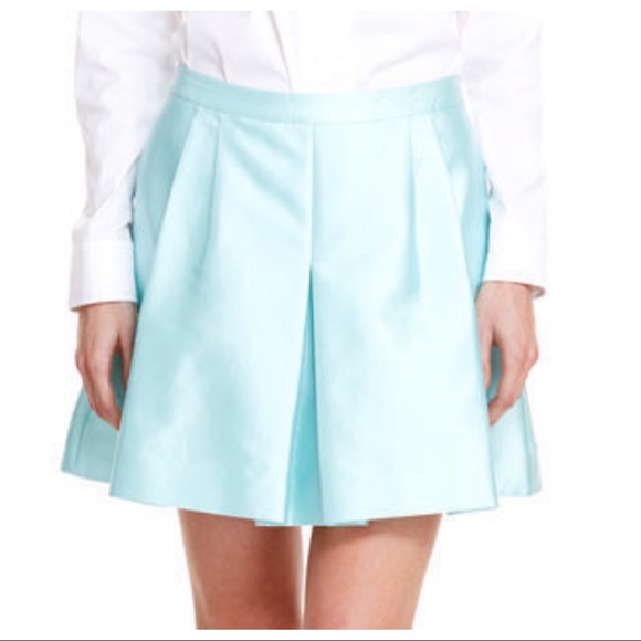 VINEYARD VINES ICE BLUE SILK SKIRT NWOT - Picture 2 of 6